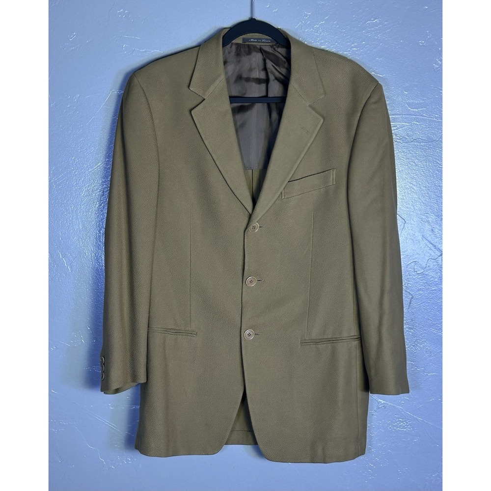 Tan Men's Ermenegildo Zegna "Soft" line jacket 48R EU 38R US